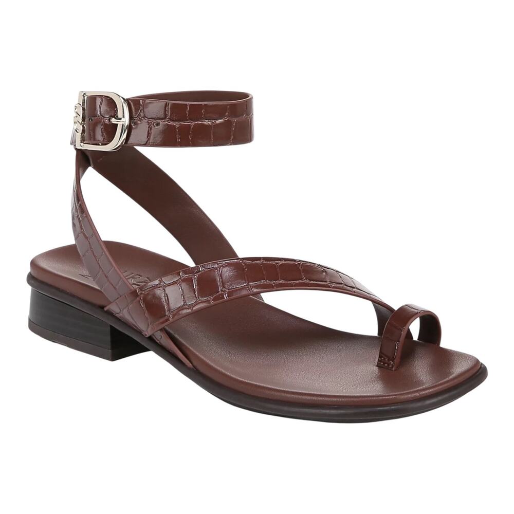 Naturalizer Women's Birch Ankle Strap Sandals Brown Size 6 1/2 M